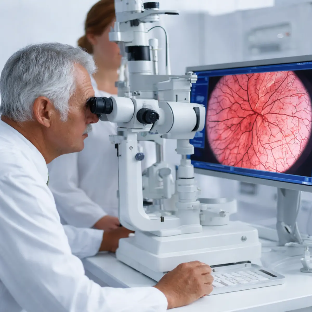 Retina Examination for Diabetic Patients