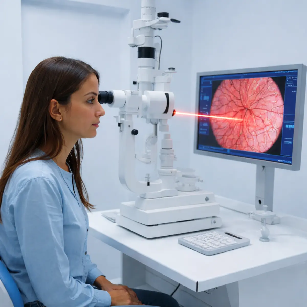 YAG Laser Treatment (Cleaning of Eye Membrane after Cataract Surgery)